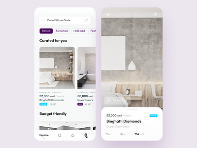 Real Estate App - Concept app booking clean details ios mobile real estate reservation startup ui ux