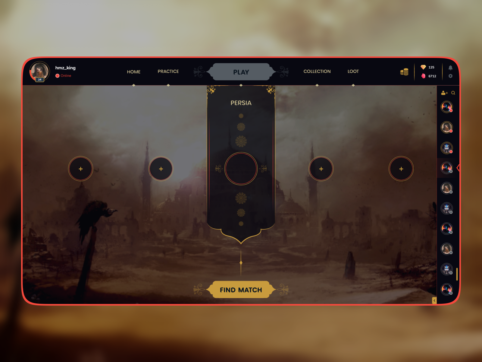 Persian Game - Concept by Hamzeh Ghoreyshi on Dribbble