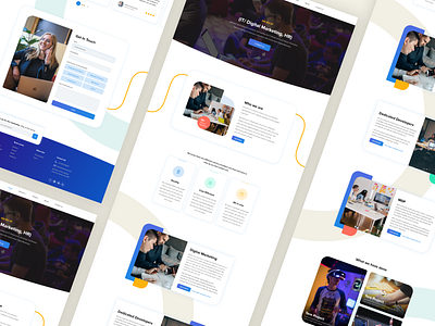 Organization landing page clean clean ui company digitalmarketing homepage marketing minimal minimalism network organization ui uiux uk ux webdesign work