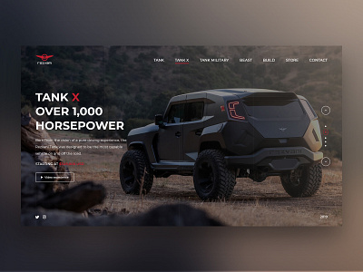 Rezvani Motors (Tank X) - Concept car cars clean cleanui concept homepage iran iranian landing page landingpage mercedes mercedes benz military minimal rezvani rezvanimotors ui ui ux ux webdesign