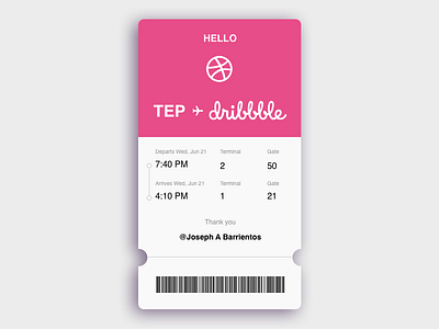 Hello Dribbble