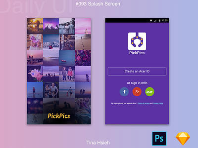 Daily UI #093 Splash Screen 093 android app app design daily ui mobile design photoshop sketch splash screen ui design