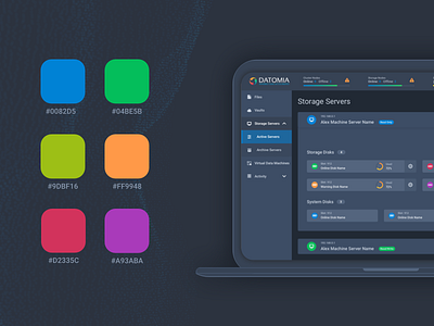 Datomia Color Palette