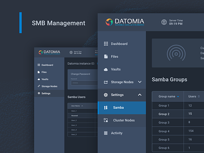 Datomia Samba Management