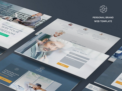 Personal brand web-template brand design personal sketch template uiux web