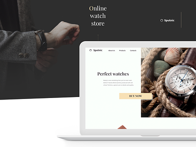 Online Watch Store design sketch store uiux watch web
