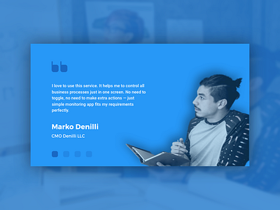 Testimonials - Daily UI #039 - Freebie concept daily daily ui dailyui flat free freebie material sketch ui ux web