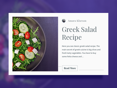 Recipe - Daily UI #040 - Freebie concept cooking daily daily ui dailyui flat free freebie sketch ui ux web