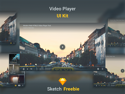 Video Player - Daily UI #057 - Freebie