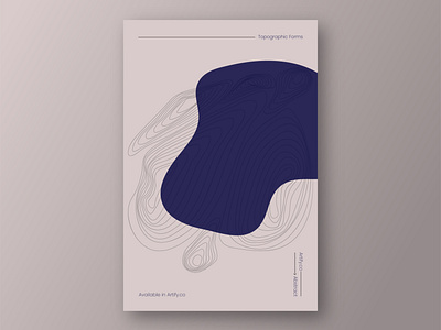 Topographical Shapes Pack design designs post poster poster art poster design posters topographic topographic map topography