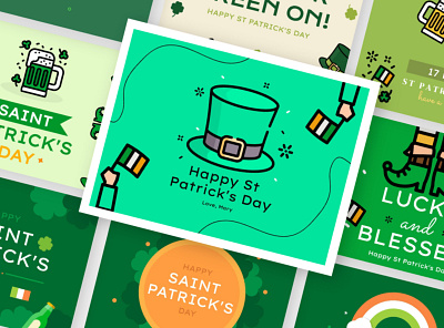 St. Patrick’s Day Designs Pack by Artify design download icons illustration stpatricksday vector