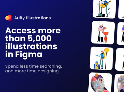 A New Figma Plugin by Artify figma free freebie illustration vector