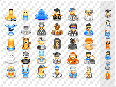 User avatar icons