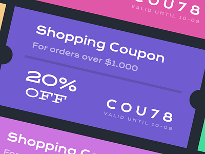 Coupon Template Pack design download free freebie icons vector
