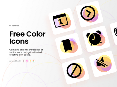 Free Color Icons design download free freebie icon icon set icons svg vector web icon