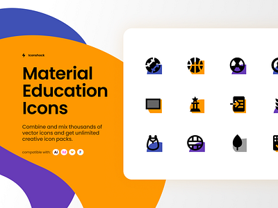 Material Education Icons