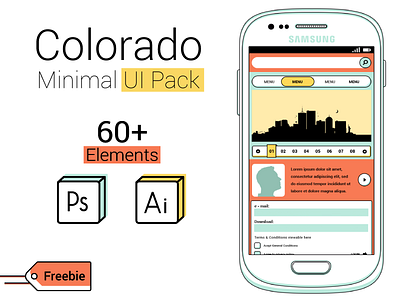 Colorado: 30+ Free Items Minimal UI Pack