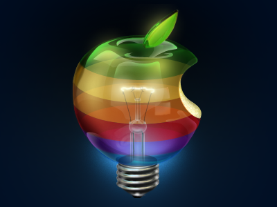 An endless source of ideas... apple bulb icon icons idea ios jobs light logo mac steve