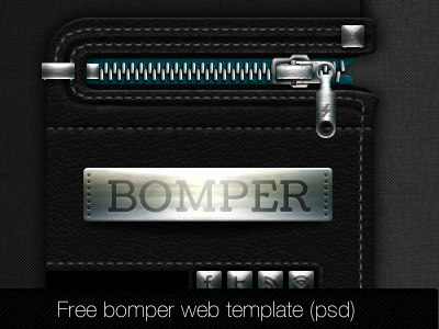 Free web design template (Bumper fashion)