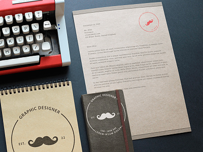 Free PSD & AI Vintage Stationery & Editorial Templates