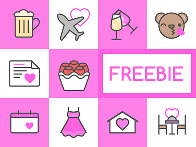 Valentine’s Day Free vector icons day emojis free freebie heart icon love svg valentines vector 图标 爱