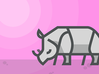 Goodbye Sudan! animals extinct free freebie icon icons rhinoceros rip sudan vector 动物 图标