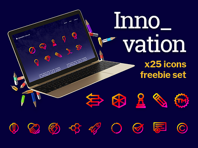 Free Innovation Vector Icons Set