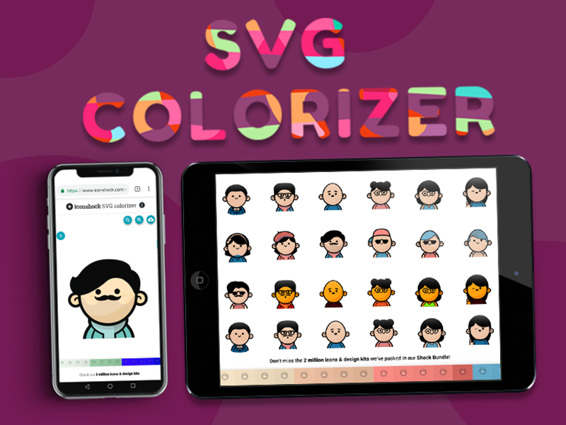 Iconshock S Free Svg Colorizer Tool By Iconshock Bypeople On Dribbble