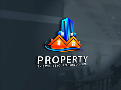 Professional real estate business logo design