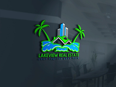 Professional real estate business logo design 3d attractive logo branding design graphic design illustration logo logo design motion graphics ui unique logo design