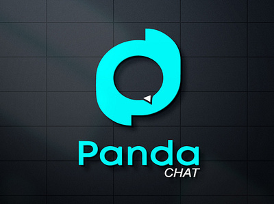 Panda Chat Logo Design 3d attractive logo design graphic design illustration logo logo design motion graphics ui unique logo design