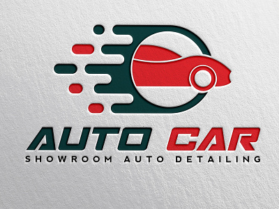 Auto Car Logo Design 3d animation attractive logo branding design graphic design illustration logo logo design motion graphics ui unique logo design