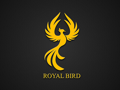 Royal Bird Logo Design 3d attractive logo branding design graphic design illustration logo logo design motion graphics ui unique logo design