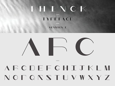 Thinck Typeface font