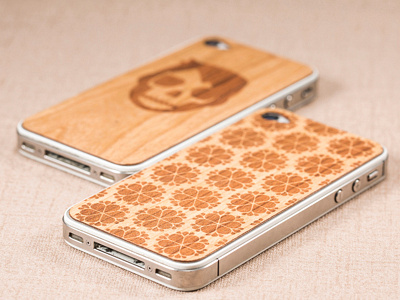 Purewood Back Protector 清木木质手机背贴 chinese handmade illustration iphone phone product design wood