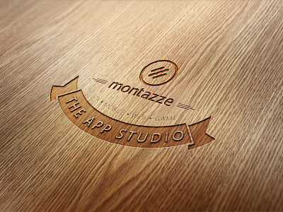 Montazze Logo Retro Wood logo montazze retro wood
