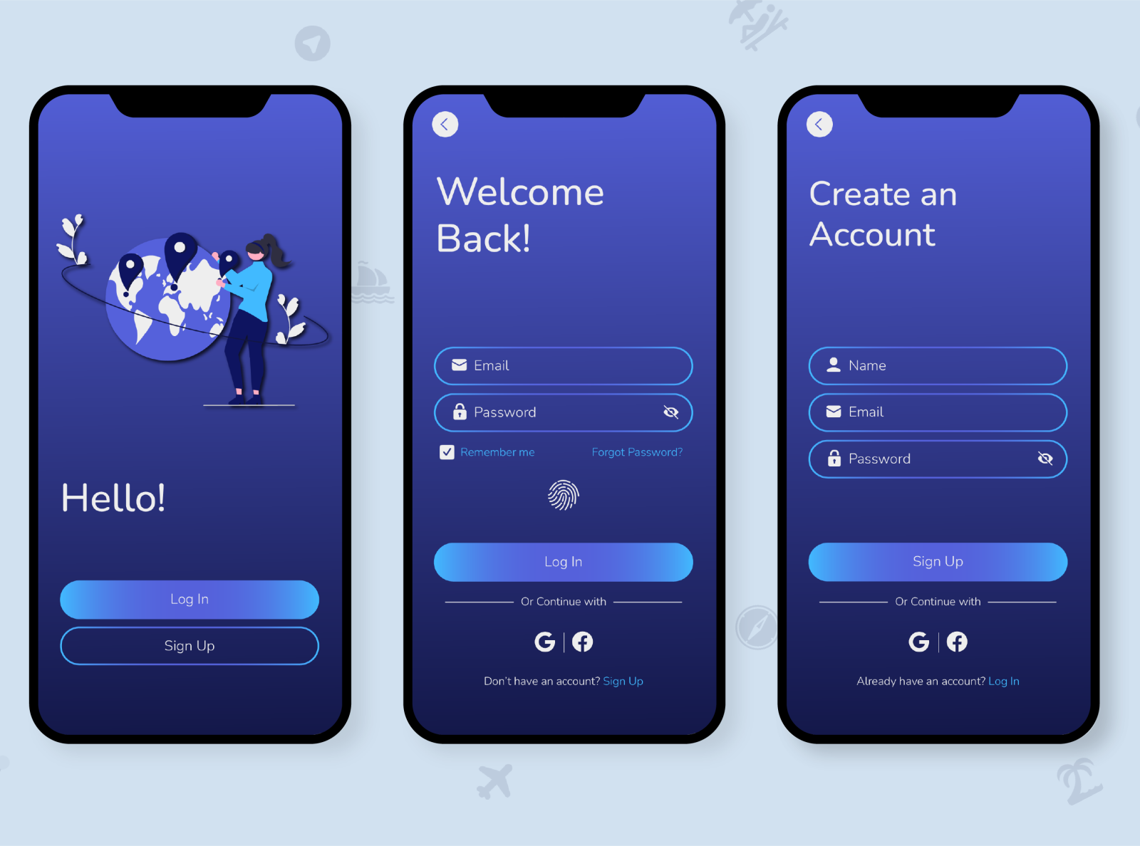 Travel App UI Design by Mehroz Jamal on Dribbble