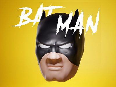 Blender Batman 3d 3dart batman blender3d digit digital illustration digitalart graphic design