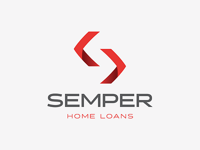Semper Home Loans Logo branding homeloans identity logo
