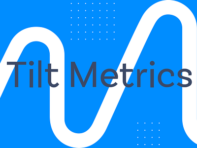 Tilt Metrics Patterns branding data digital marketing identity logo marketing metrics