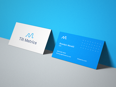 Tilt Metrics Cards branding branding agency business card business cards digital marketing identity marketing metrics