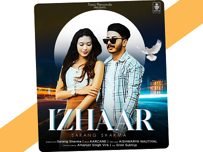 Izhaar Song Poster | ikapilmanish | Poster Design amaratvagraphics graphic design ikapilmanish kapilmanish photography photoshop poster design posterart punjabi song poster song poster