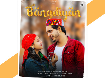 Bangdiyan Song Poster - ikapilmanish - Poster Design amaratvagraphics facebook ads graphic design ikapilmanish instagram ads logo photo photography poster design posterart social media creatives social media post social media posters song posters