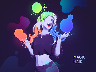 Magic Hair illustration