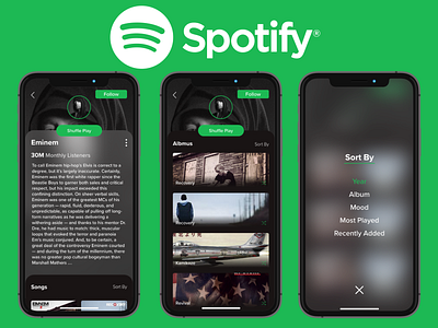 Redesign Spotify Concept