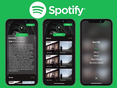 Redesign Spotify Concept