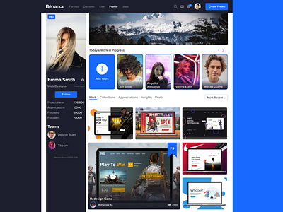 Behance Redesign