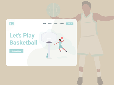 Basketball basketball sports sports design ui uidesign uiux user interface ux uxdesign