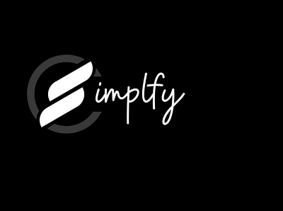 Simplify branding graphic design logo typography vector