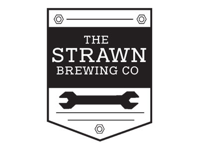Strawn Brewing Company Logo app graphic design line logo